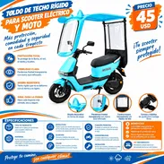 TOLDO DE TECHO RÍGIDO PARA SCOOTER ELÉCTRICO Y MOTO 🚨 - Img 57810009