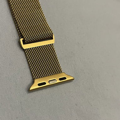 Pulsera para Apple Watch, medidas 38, 40, 41 mm. dorada, milanesa.manilla. Smartwatch - Img 123063812