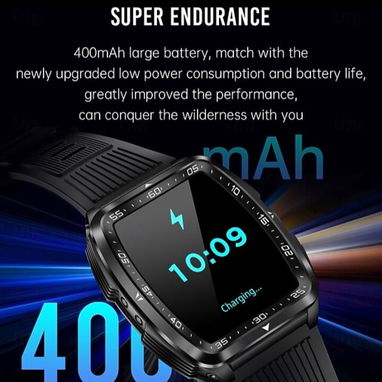 45 USD O AL CAMBIO SMARTWATCH KT83 DE GAMA ALTA RESISTENTE AL AGUA 5ATM PANTALLA AMOLED 400MAH UNA DURACIÓN DE CARGA DE - Img 122070339