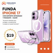 Funda iPhone 17 con Soporte Integrado y MagSafe – Clear | videojuegoshabana.com - Img 55827720