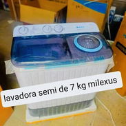 Lavadora semiautomática de 7kg milexus - Img 54853493