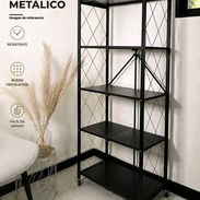 Estante metálico plegable con ruedas - Img 57356710