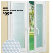 Papel película adhesivo de plástico para opacar vidrios marca betterware modelo no me mires círculos - Img 52632869