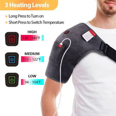 🔥💆‍♀️ ALMOHADILLA TÉRMICA USB PARA HOMBROS 💆‍♂️🔥  Ideal para brindar calor y confort en la zona de los hombros y bra - 3/3