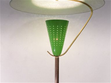 lampara italiana Mid century/años 50s latón y aluminio - Img 66128396