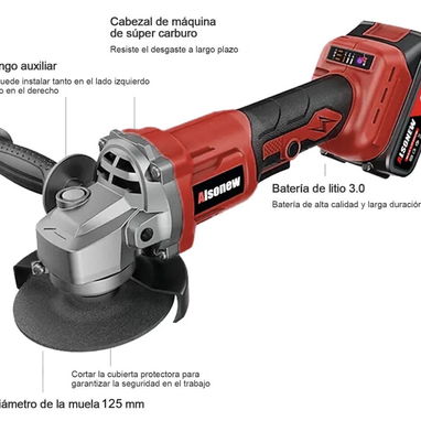 Kit de herramientas, Con todos sus aditamentos, 2 Baterías de 48 volt - Img 114674557