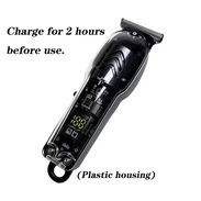 Máquinas de pelar recargable kit profesional transparente para cortar el pelo, cortapelos eléctrico vintage estilo pompa - Img 58217660