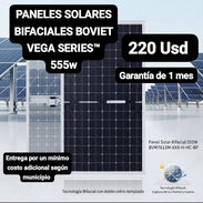 PANELES SOLARES BIFACIALES BOVIET VEGA SERIES™ 555w, Garantía de 1 mes, Entrega por un mínimo costo adicional para La Ha - Img 56706340