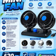 MINI FAN, ENTREGA DE FACTURA PARA SU GARANTÍA. NUEVOS EN SU CAJA. VARIEDAD DE ARTÍCULOS DE TECNOLOGÍA - Img 57186420