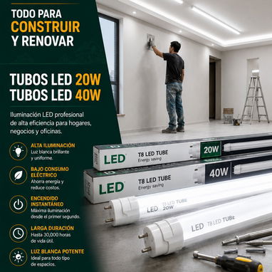 Pintura, tubos led - Img 123038585