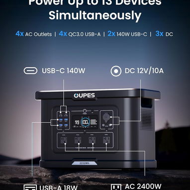 OUPES Exodus 2400 🔋 2232Wh / 2400W ⚡ NUEVA - 2/2