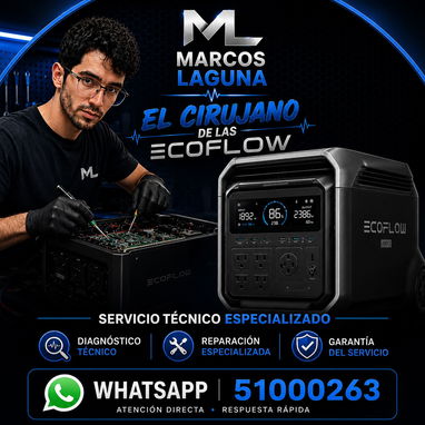 Si tu EcoFlow DELTA Pro Ultra, DELTA Pro 3, DELTA Pro, DELTA 3 Max o DELTA 2 Max presenta fallas, necesitas a alguien pr - Img 125615352