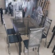 COMEDOR DE 6 SILLAS DE TUBO - Img 55392219