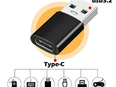 🍒Adaptador USB C hembra a USB 3.2 macho🍒 - Img main-image
