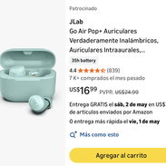 Vendo Audífonos inalámbricos nuevos en su caja Jlab GoAir - Img 55120775