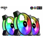 juego de fanes para chasis Aigo AR12 3 en 1 ARGB FAM $45 usd - Img 44481701
