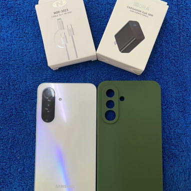 Teléfonos Samsung nuevos 🆕 con cover y cargador 30W - Img 123634189