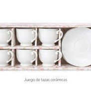 Tasas con platos de cerámica 6200 cup - Img 57717558
