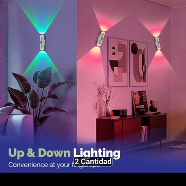 6 Luces LED RGB con  de movimiento - Img 124525452