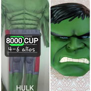 Se alquila o se vende Disfraz Hulk excelente estado para varoncito 4-6 años - Img 56590901
