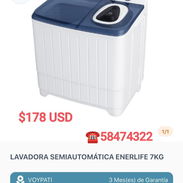 Lavadora semiautomática enerlife - Img 54898640