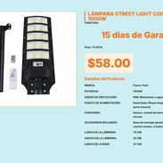 Reflector Solar de Alumbrado Público Future Tech 1000W de Chasis Resistente VPT#-0457 - Img 55553289