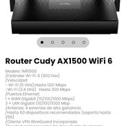 Router Cudy AX1500 WiFi 6. Incluye: Alimentador, cable Ethernet - Img 57777139