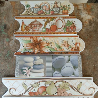 Azulejos importados cenefa bloques - Img 122448054