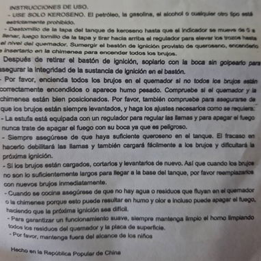 🔥 Cocina de Keroseno - Fogón de Keroseno 🔥 2lts - Img 122141517