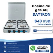 Cocina de gas 4Q Daytron - Img 56927343