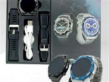 Reloj inteligente originales HD Watch ULTIMATE con 3 manillas intercambiables - Img 67677941