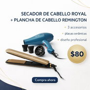 .6 PLANCHA PARA EL CABELLO + SECADOR DE PELO - Img 56189795