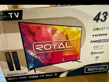 TV de 43 pulgadas marca royal nuevo con mensajería gratis - Img main-image