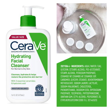 Limpiadores, hidratantes y lociones Cerave de 16oz todos sellados - Img 101983265