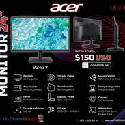 💲 150💲MONITOR ACER 24" 1080P IPS 100HZ. NUEVOS Y SELLADOS EN CAJA USD-EURO-CUP-ZELLE. TLF 54833699 - Img 50813795