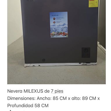 Neveras MILEXUS de 6y 7pies. ROYAL de 7.8 y 10 pies. NUEVAS. ENTREGA INMEDIATA - Img 124629409
