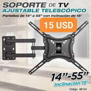 SOPORTE / BASE GIRATORIA PARA TV DE 14" a 55" - Img 55588552