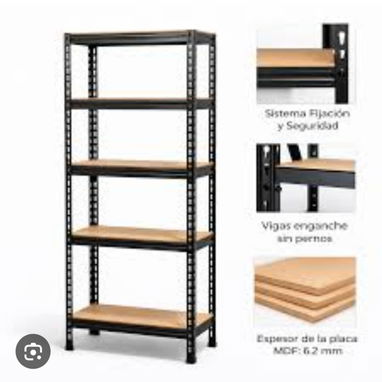 ☕️Estantes de 5 niveles metal y madera/70 usd☕️ - 9/9