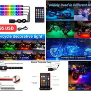 Sistema de Tres luces Led Neon para Motos - Img 57491874