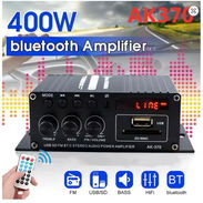 AMPLIFICADOR HIFI STEREO CON BLUETOOTH PARA TU AUTO O MOTO (NUEVOS) - Img 56258541