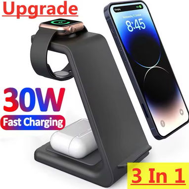 Estación de carga muy buena 30W para iPhone y Samsung! Aparte de ser soporte para su dispositivo!! - Img 83255524