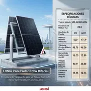 Panel solar bifacial Longi de 620w nuevo - Img 57902946