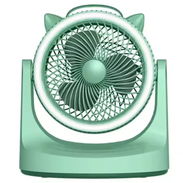Ventilador + lámpara CAT//Ventilador recargable, integrado con lámpara LED y batería interna de 2000mAh//Nuevos - Img 50534612