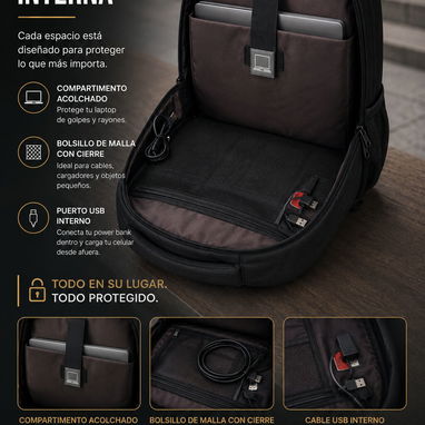 Mochilas premium La Mejor Calidad - 3/7