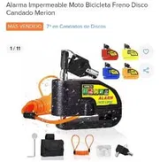 Alarma Impermeable para moto y bicicleta, Candado - Img 50911564