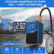 Mini compresor inalámbrico con pantalla digital - Img 57508684