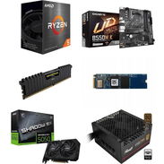 PC TORRE AM4 🤩RTX 5050 8GB +Ryzen 5 5500 +Gigabyte B550M K +RAM 8GB +7500W +SSD 256GB🆕0km - Img 56824046