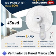 Ventilador De Pared (Marca EÓN) - Img 56442055