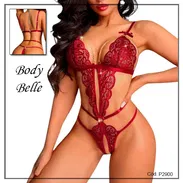 ✨ BODY BELLE EN ENCAJE ❤️  Elegancia y sensualidad en una sola prenda.  ✅ Diseño tipo body en encaje. 🔥 - Img 56606940