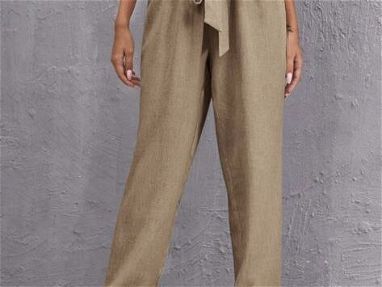 Pantalones de Tela nuevos marca Shein tallas s o m - Img main-image